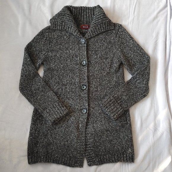 Dalia Long Grey Sweater - Picture 3 of 7